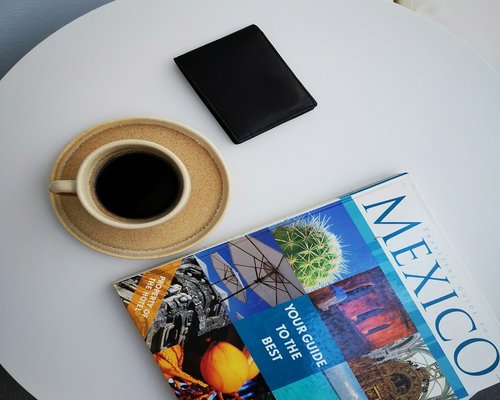 Mexican work desk environment showing daily routine